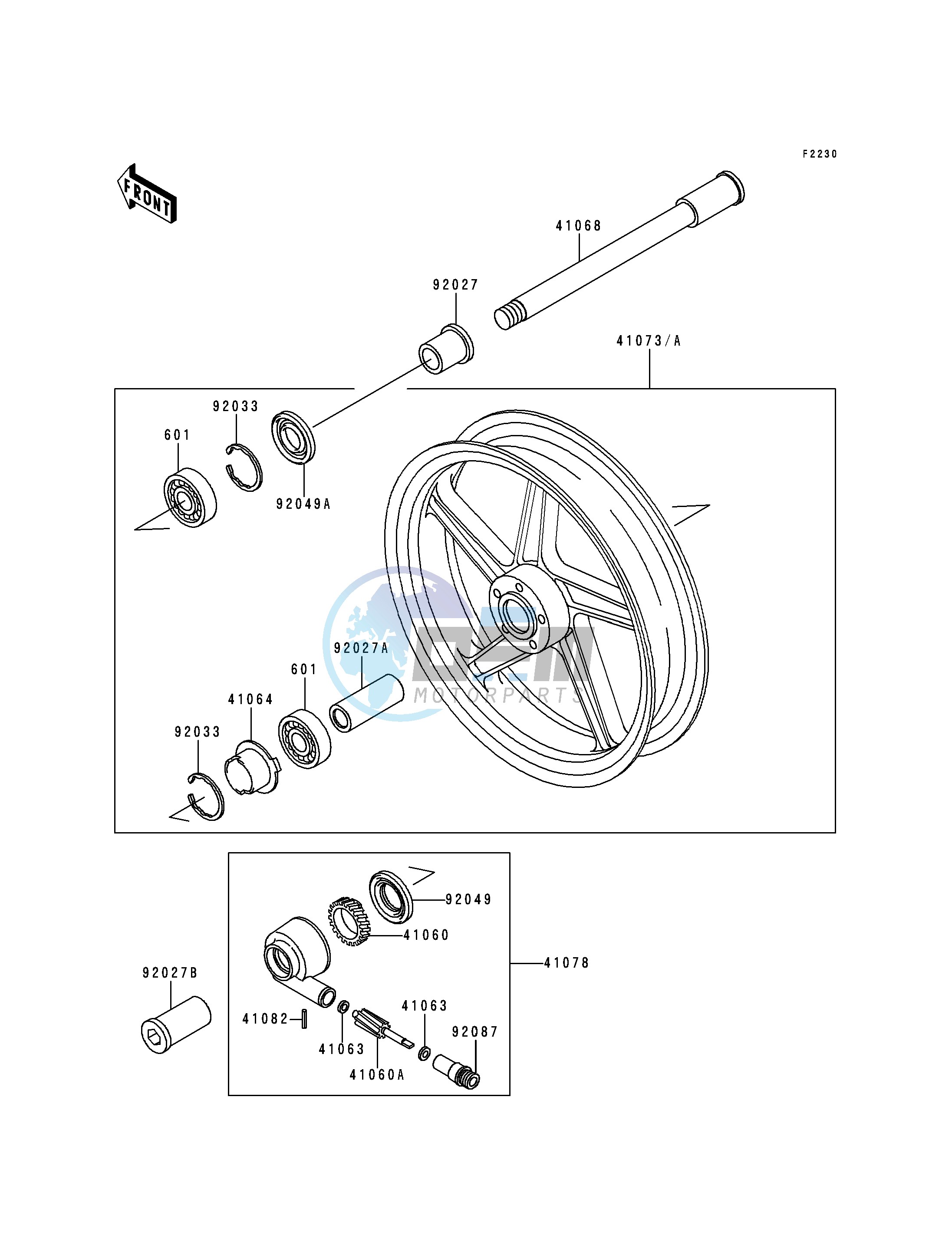 FRONT HUB