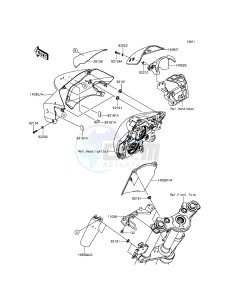 ER-6N ER650EFF XX (EU ME A(FRICA) drawing Cowling