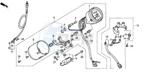 VT600CD drawing METER