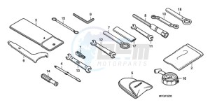 CB600FA3A Australia - (U / ABS ST) drawing TOOLS