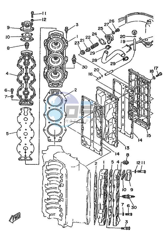 CYLINDER--CRANKCASE