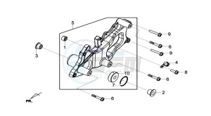 HD2 200 drawing REAR FORK - REAR SUSPENSION