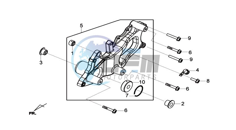 REAR FORK - REAR SUSPENSION