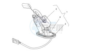 1200 Sport 8V drawing Internal fuel pump