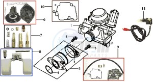 HD 200 drawing CARBURATOR