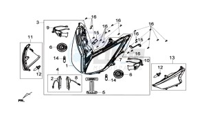 JOYMAX 125 drawing HEADLAMP CPL