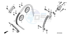 CB600F39 F / CMF ST drawing CAM CHAIN/TENSIONER