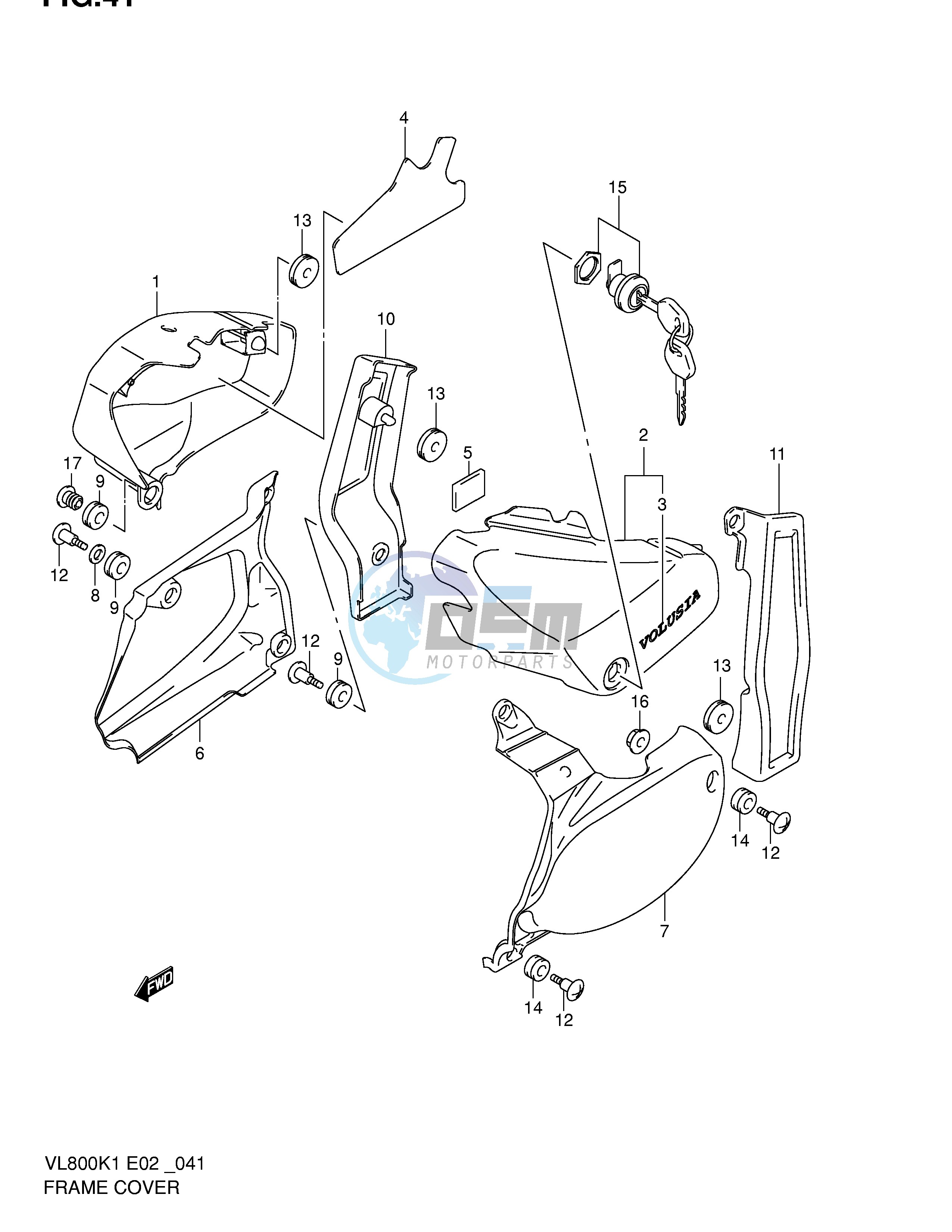 FRAME COVER (MODEL K1)