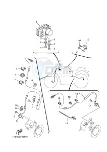 MT07A MT-07 ABS 700 (1XBE) drawing ELECTRICAL 3