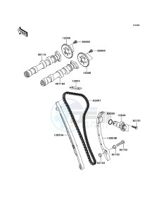 VERSYS KLE650B9F GB XX (EU ME A(FRICA) drawing Camshaft(s)/Tensioner