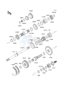 KAF 620 J [MULE 3010 TRANS4X4] (J6J-J8F) J7F drawing TRANSMISSION