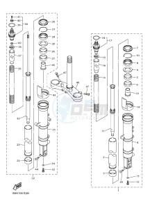 FJR1300A FJR1300-A FJR1300A ABS (B888) drawing FRONT FORK