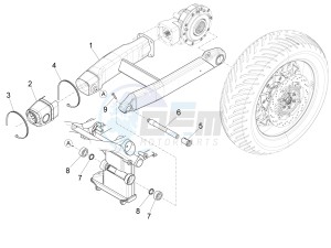 Audace 1400 USA-CND 1380 drawing Swing arm