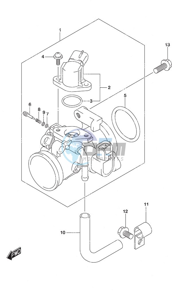 Throttle Body Non-Remote Control