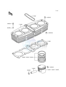 KZ 1000 P [POLICE 1000] (P15-P19) [POLICE 1000] drawing CYLINDER_PISTON-- S- -