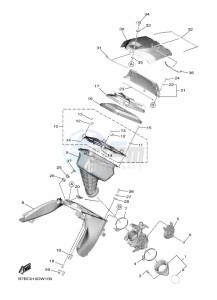 YZ250F (BSB2) drawing INTAKE