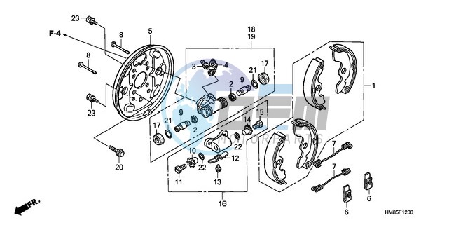 FRONT BRAKE PANEL