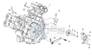 Shiver 750 drawing Engine