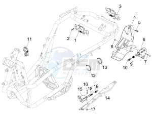 MP3 300 4t 4v ie erl ibrido drawing Locks