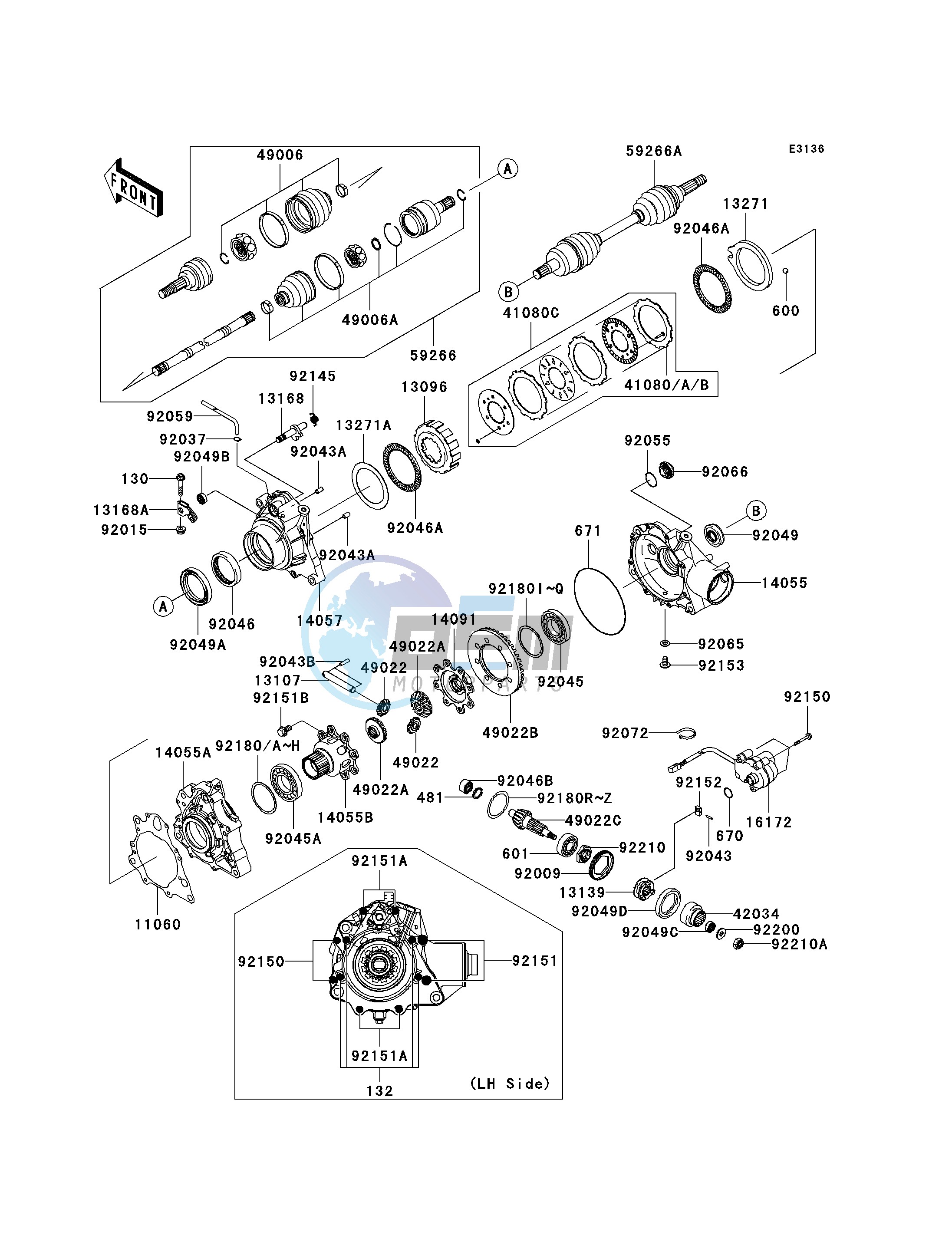 DRIVE SHAFT-FRONT