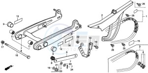 CT110 drawing SWINGARM (1)