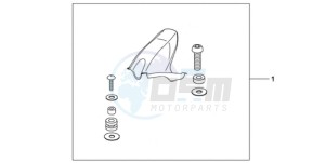 CBR1000RAA UK - (E / ABS HRC MKH) drawing CARBON FIBER HUGGER