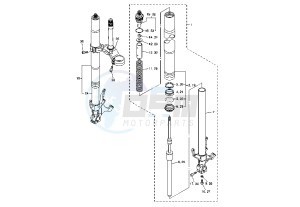 YZF R1 1000 drawing FRONT FORK