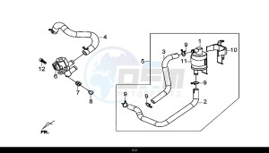 GTS 300I ABS (LN30W9-EU) (L7-M0) drawing A.I.S.V.ASSY / GTS 300I ABS (LN30W9-EU) (L7-M0)