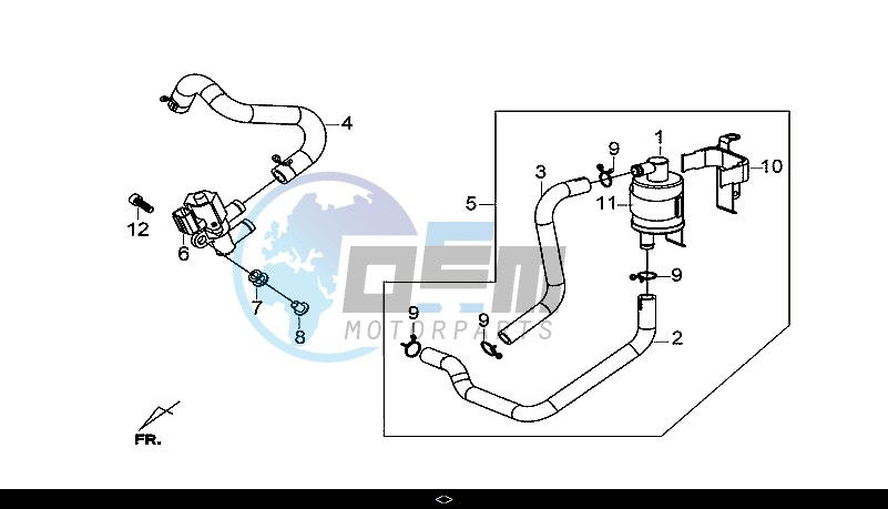 A.I.S.V.ASSY / GTS 300I ABS (LN30W9-EU) (L7-M0)