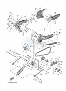 XP560D-A TMAX TECH MAX (B7ME) drawing REAR ARM & SUSPENSION