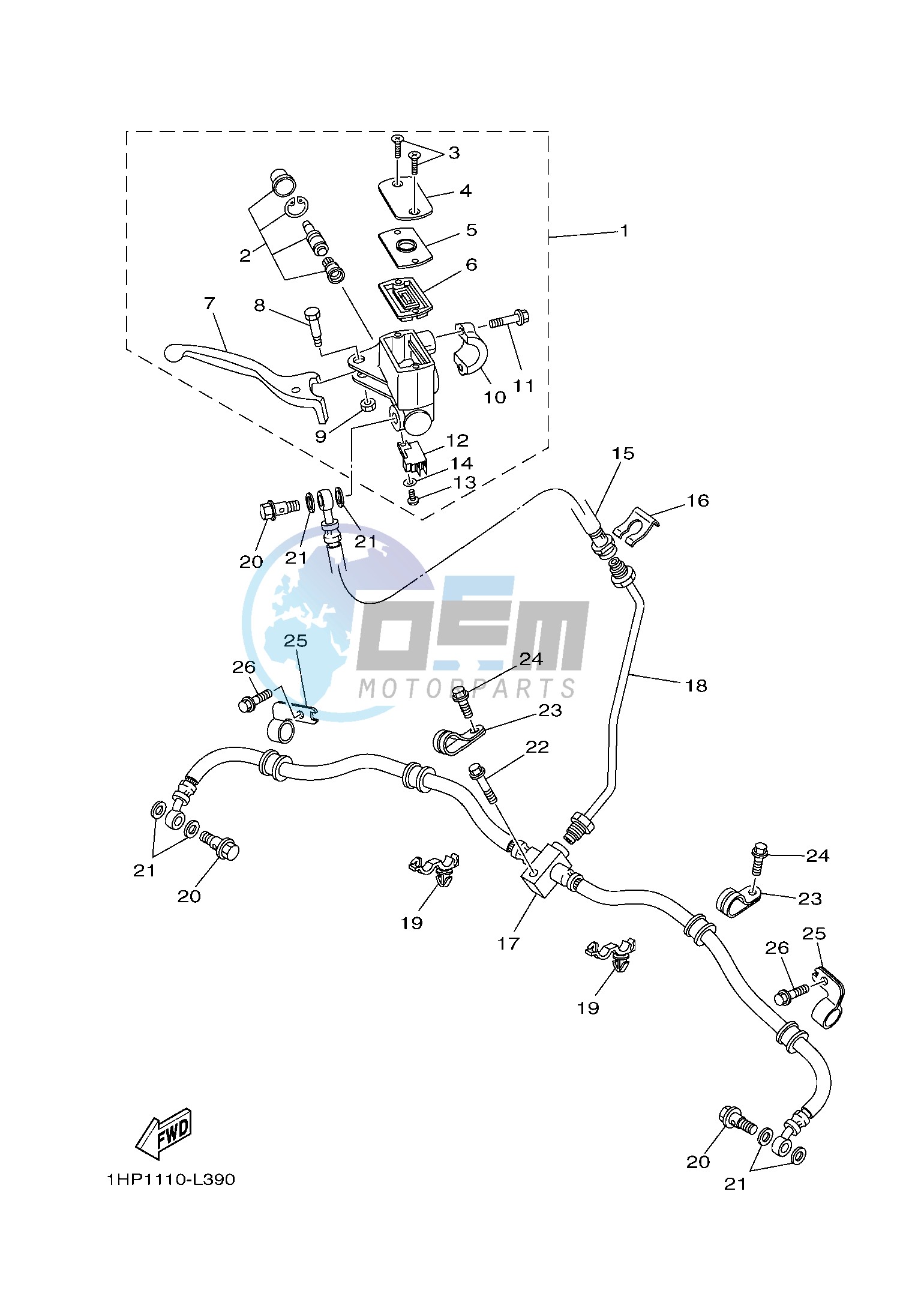 FRONT MASTER CYLINDER