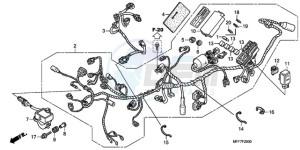 XL700VA9 UK - (E / ABS MKH SPC) drawing WIRE HARNESS