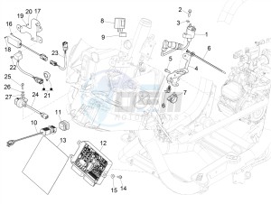 MEDLEY 125 4T IE ABS E4 2020 (APAC) drawing Voltage Regulators - Electronic Control Units (ecu) - H.T. Coil