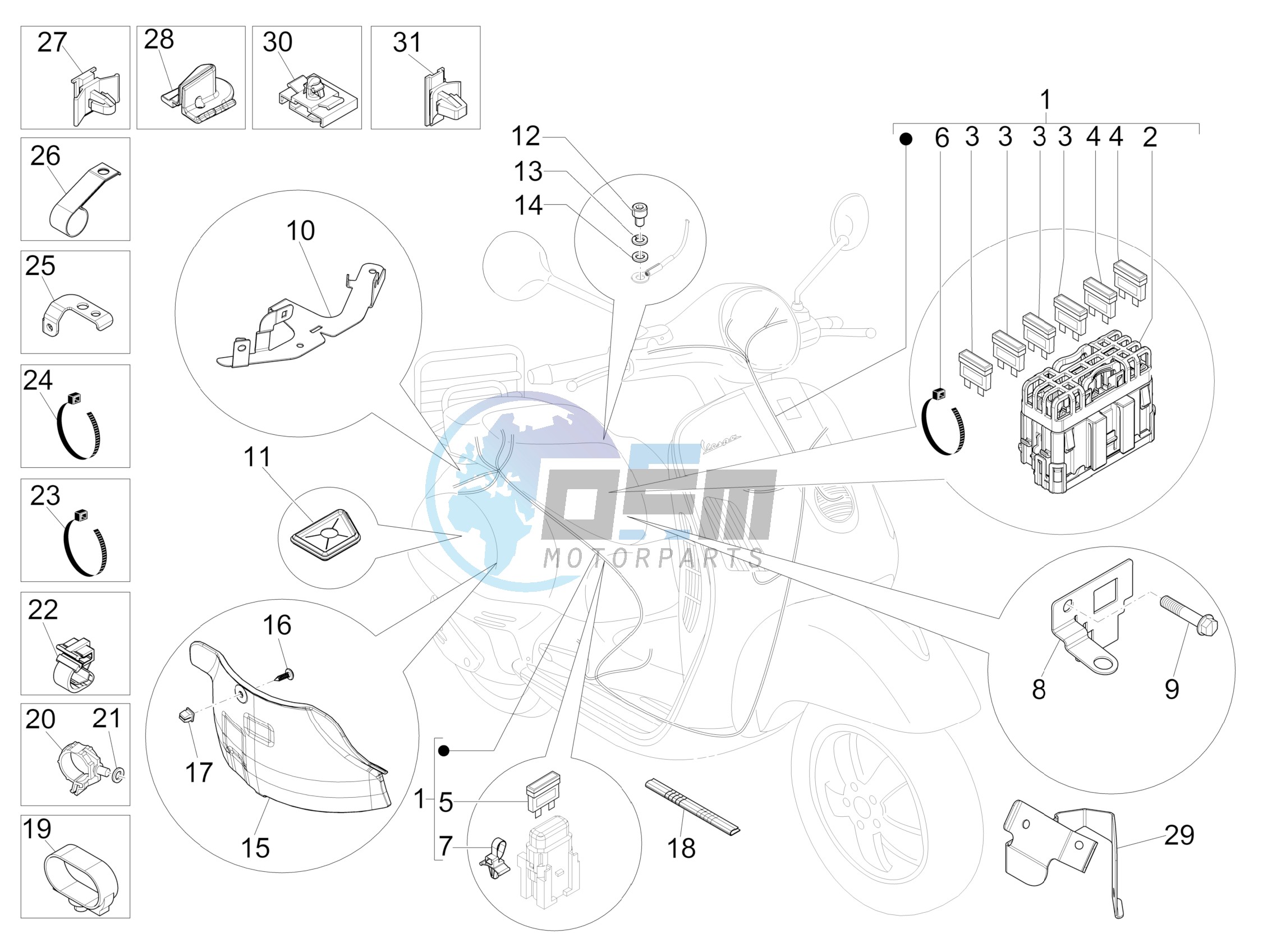 Main cable harness