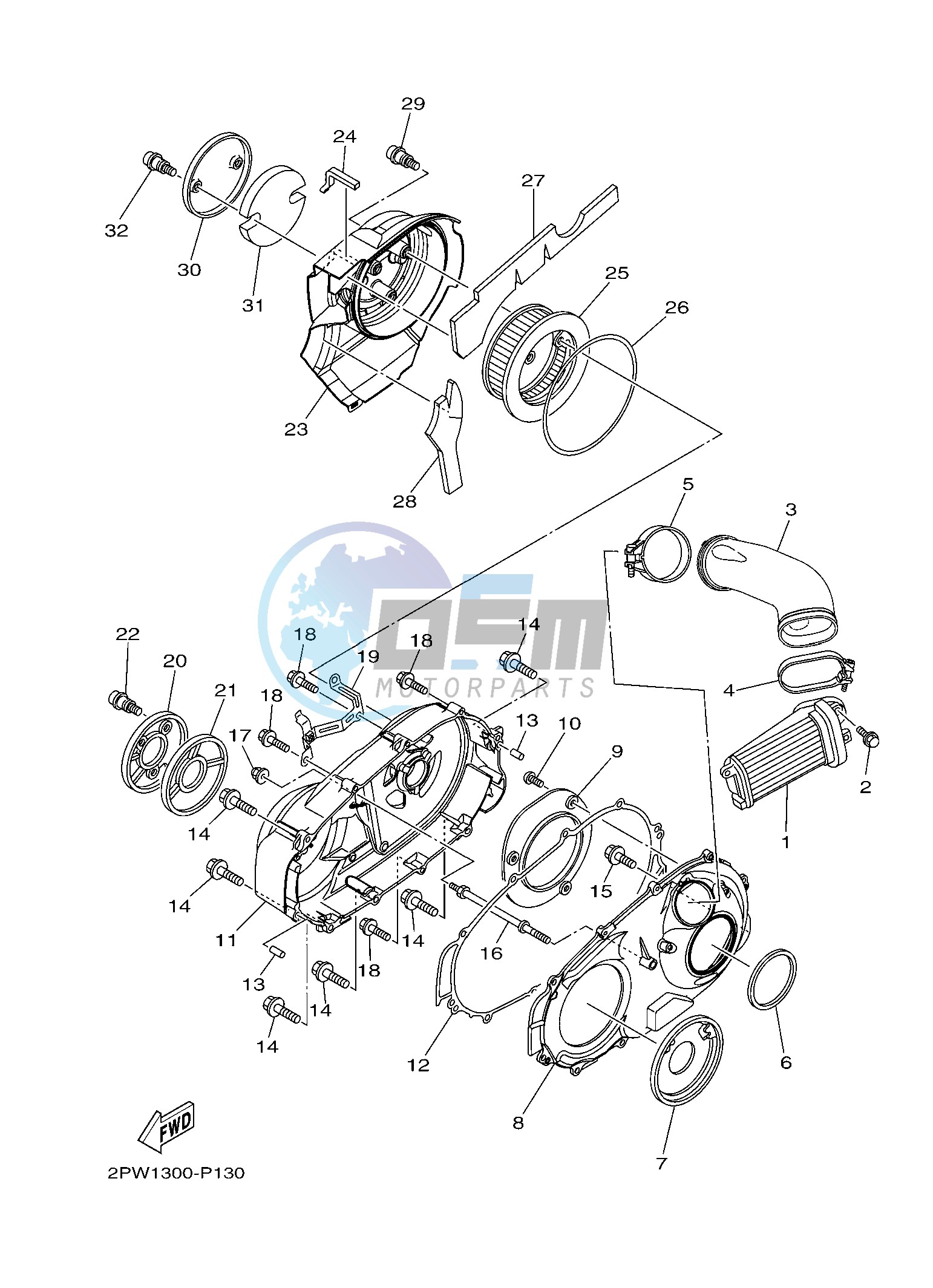 CRANKCASE COVER 2