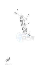 NS50F AEROX 4 (1GB3 1GB3 1GB3) drawing REAR SUSPENSION