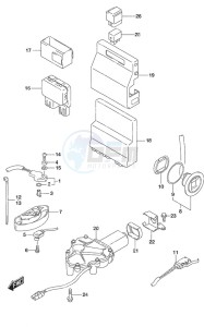 DF 150AP drawing Sensor/Switch - Remote Control