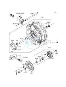 Z800_ABS ZR800DEF UF (UK FA) XX (EU ME A(FRICA) drawing Rear Hub