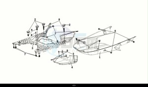 SYMPHONY ST 125 (XL12W1-EU) (E5) (M1) drawing FLOOR PANEL - CENTER COVER