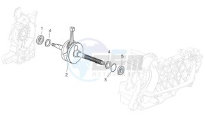 Scarabeo 250 Light e3 drawing Drive shaft