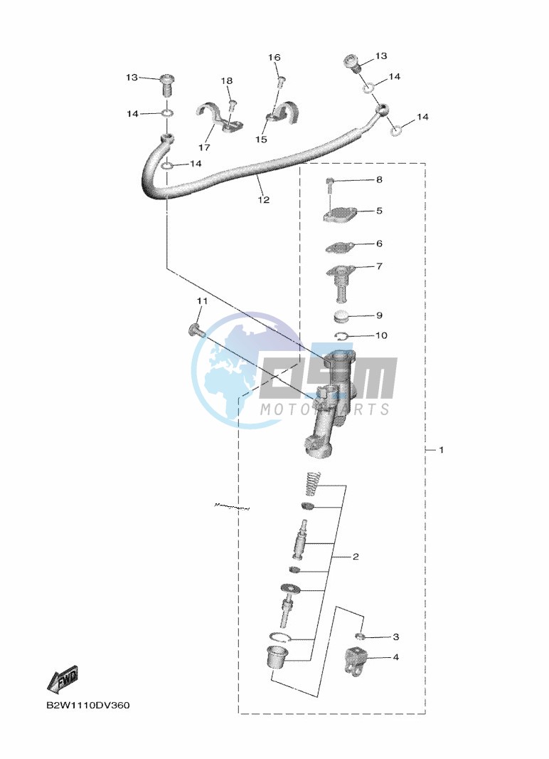 REAR MASTER CYLINDER