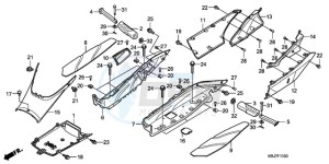 FES1259 Europe Direct - (ED) drawing FLOOR PANEL/CENTER COVER