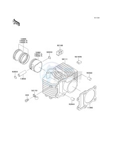 AN 110 D (D2-D3) drawing CYLINDER_PISTON-- S- -