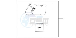 CBR1000RR9 KO / HRC MK drawing INDOOR CYCLE COVER