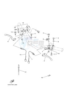 AG200FE (53CD 53CE) drawing HANDLE SWITCH & LEVER