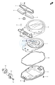 VL1500 (E2) drawing SPEEDOMETER