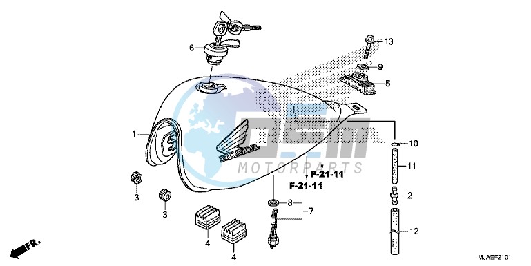 FUEL TANK (VT750S)