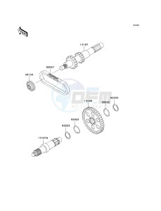 KVF 400 D [PRAIRIE 400] (D1-D4) [PRAIRIE 400] drawing TRANSMISSION