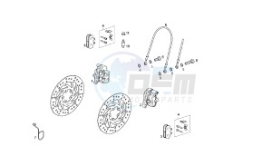 RAMBLA - 300 CC VTHRA1C drawing FRONT BRAKE CALIPER