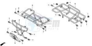 TRX350TE RANCHER ES drawing CARRIER